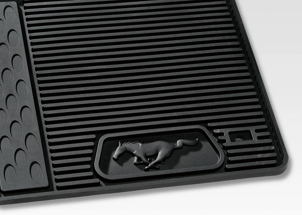 Mustang 2007-2009 4pc All Weather Rubber Floor Mats