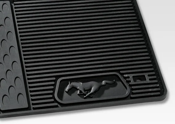 Mustang 2007-2009 4pc All Weather Rubber Floor Mats Main Image