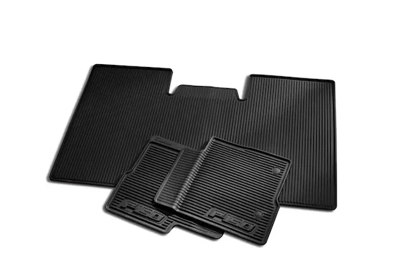 F-150 2010-2014 w/ Subwoofer 3pc All Weather Rubber Floor Mats Main Image