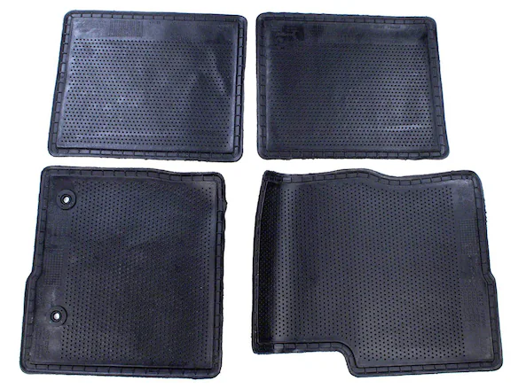 F-150 Crew Cab 2012-2014 4pc Ebony Black Carpet Floor Mat Set Main Image