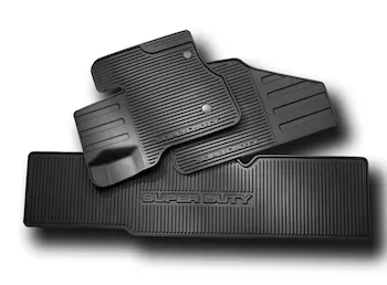 Super Duty SuperCab 2011-2016 3pc All Weather Rubber Floor Mats