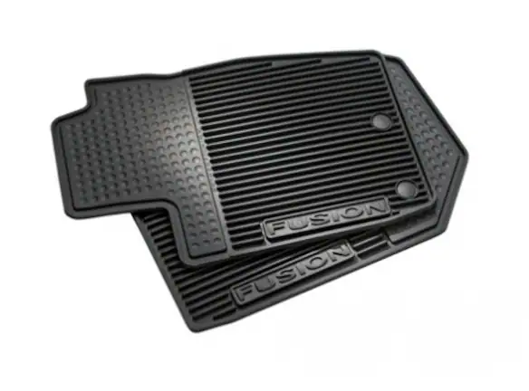 Fusion 2013-2017 Black 4pc All Weather Rubber Floor Mats Main Image