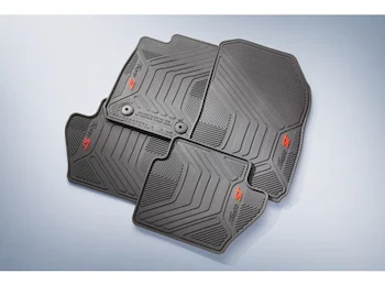 Fiesta ST 2014-2019 Black 4pc All Weather Rubber Floor Mats