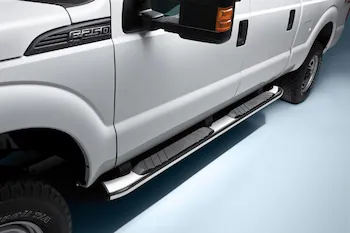 Super Duty SuperCab 2017-2024 Chromed Aluminum 5" Step Bars