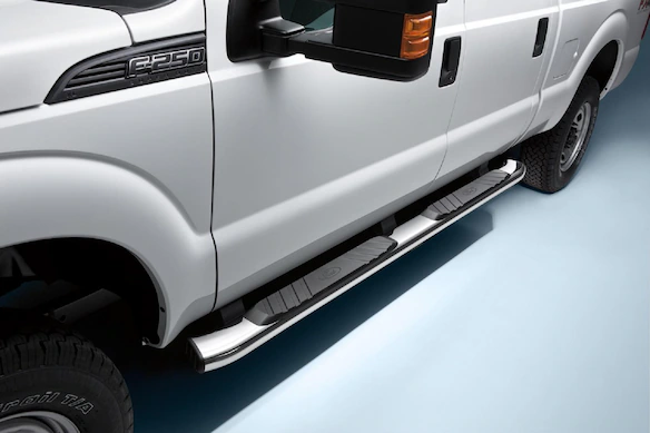 Super Duty SuperCab 2017-2025 Chromed Aluminum 5" Step Bars Main Image