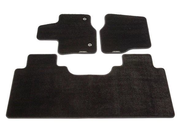 F-150 2021-2024 Kit - Floor Contour Mat, Black, 3-Piece Set, 60 oz. Carpet, Super Cab & SuperCrew Main Image