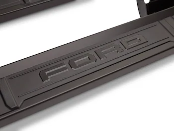 F-150 SuperCab 2021-2024 Tubular Base Painted Accent Color Step Bars