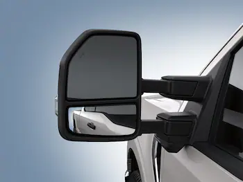 F-150 2021-2023 Trailer Tow Mirrors - Black - Fits Vehicles With Factory Power Mirrors, Manual Telescope, Manual Fold, BLIS, 360 Camera