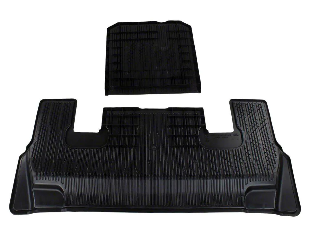 Explorer 2022-2025 Black Floor Liners 3rd Row for Vehicles with Bucket Seats