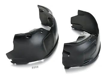 Super Duty 2023-2024 Black 2-Piece Set Front Wheel Well Liners