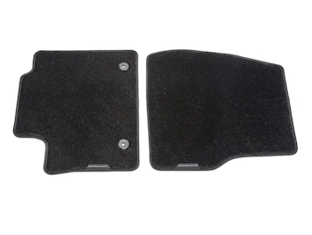 Super Duty 2025, Regular Cab Floor Mats, Carpeted, 60 oz., 2-pc, Black