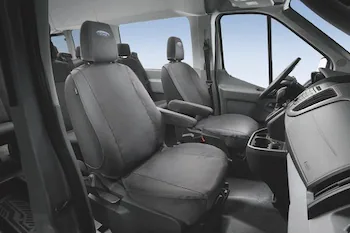 Transit 2015-2024 Covercraft Front Captain Seat Covers in Charcoal