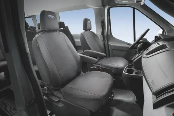 Transit 2015-2024 Covercraft Front Captain Seat Covers in Charcoal Main Image