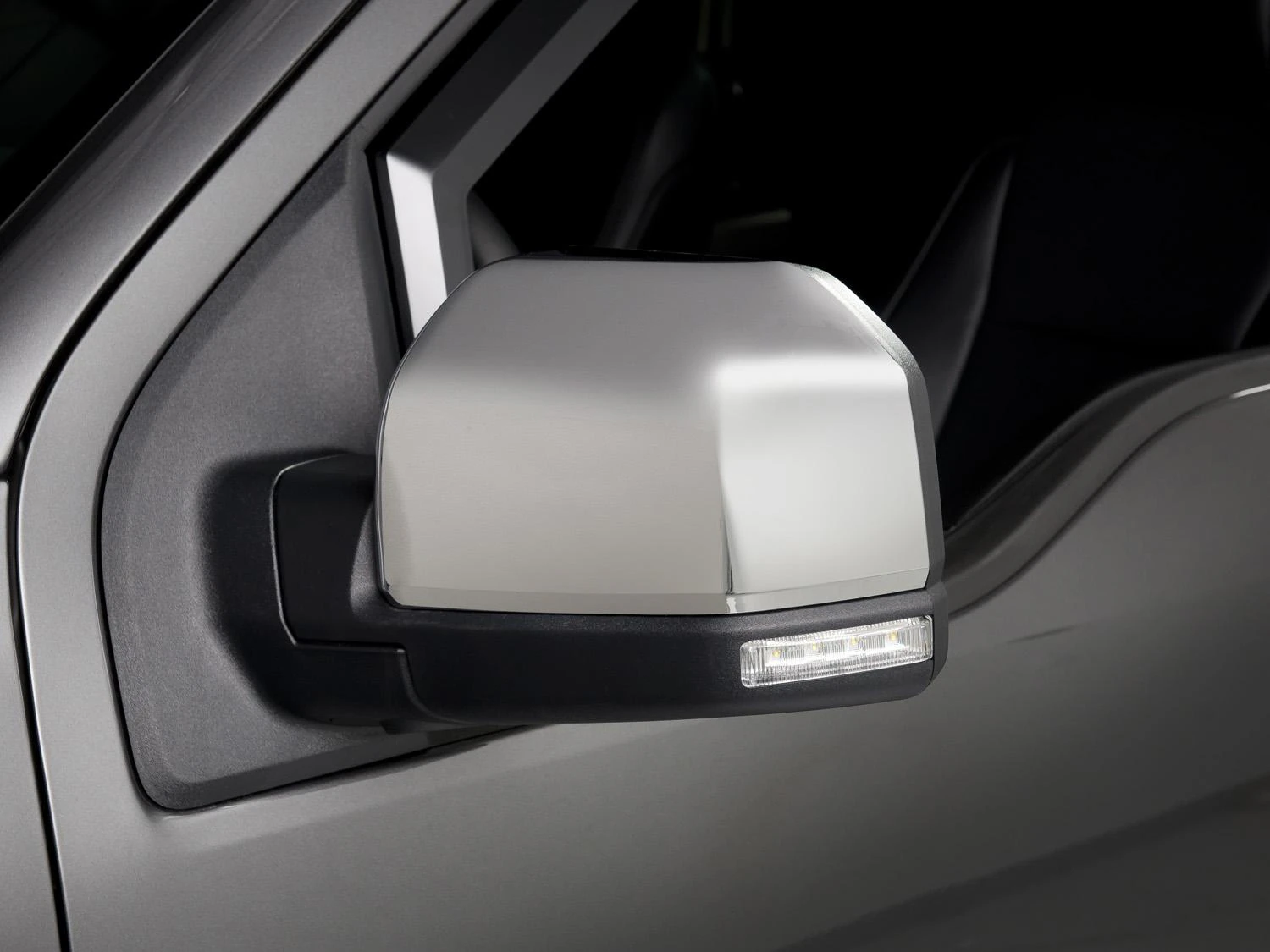 F-150 2015-2020 Chrome Dual Sail Mirror Caps