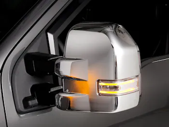 Chrome Dual Sail Mirror Caps w/ Trailer Tow Mirrors