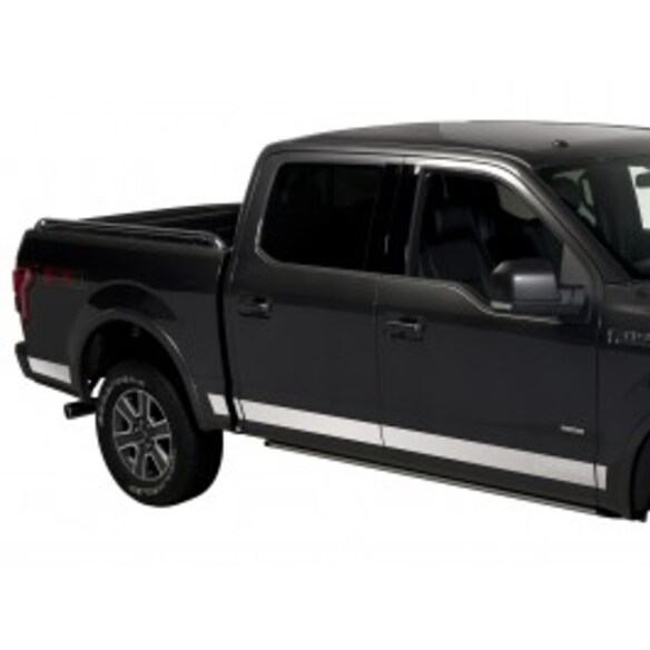 F-150 Crew Cab 2015-2020 Stainless Steel Body Side Molding Trim Kit for 5.5' Bed Main Image