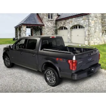 F-150 2015-2024 Chrome Bed Rails with Chrome End Caps for 5.5' Bed