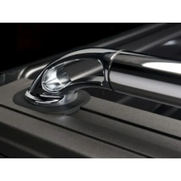 F-150 2015-2024 Chrome Bed Rails with Chrome End Caps for 6.5' Bed Main Image