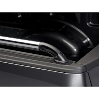 F-150 2015-2024 Chrome Bed Rails with Black End Caps for 6.5' Bed