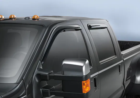 Super Duty Crew Cab 2006-2016 Side Window Air Deflectors Main Image