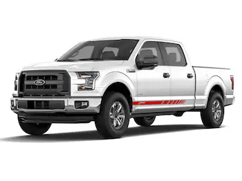 F-150 2015-2020 3M Original Wraps Red & Black Body Wrap Speed Stripe Kit