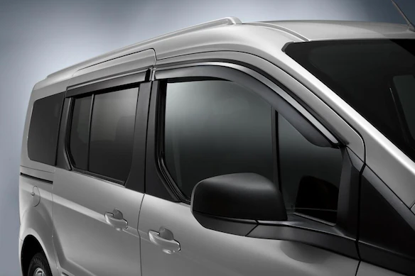 Transit Connect SWB Wagon 2014-2023 Side Window Air Deflectors 4-Piece Set Main Image