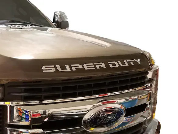 Super Duty 2017-2022 Chrome Lettering Hood Badge Main Image