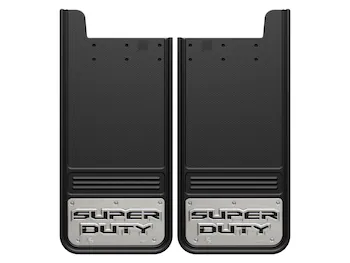 Super Duty 2017-2022 Gatorback Stainless Splash Guards Rear Pair