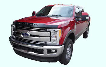 Super Duty 2017-2022 Lund Aeroskin Smoke Hood Deflector