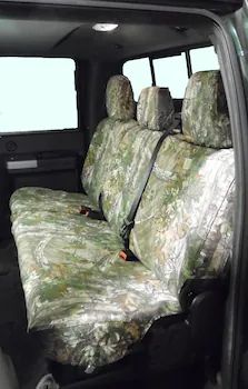 Super Duty SuperCab 2017-2022 RealTree Rear Seat Covers in Green