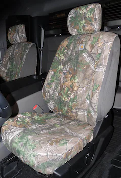 Super Duty 2017-2022 RealTree Front Seat Covers 40/20/40 in Green