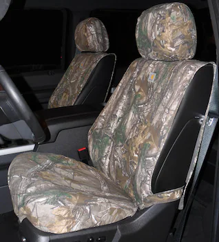 Super Duty 2017-2022 RealTree Front Seat Covers 40/20/40 in Brown