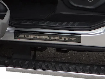 Super Duty Reg. and SuperCab 2017-2022 Black Chrome Door Sill Plates