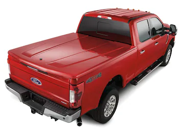 Super Duty 2017-2022 UnderCover Race Red Hard One-Piece Tonneau Cover for 6.75' Bed