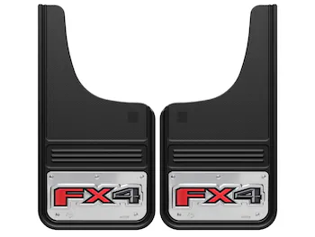 F-150 2015-2020 Gatorback  FX4 Black Decal Splash Guards Front Pair