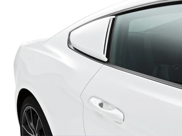 Mustang 2017-2023 Air Design® Oxford White Side Quarter Window Scoop Main Image