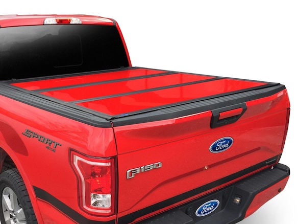 Super Duty 2017-2019 UnderCover Ingot Silver Metallic Hard Folding Tonneau Cover for 6.75' Bed Main Image