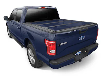 Super Duty 2020-2022 UnderCover Lucid Red Hard Folding Tonneau Cover for 6.75' Bed