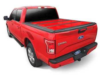 F-150 2015-2020 UnderCover Race Red Hard Folding Tonneau Cover for 5.5' Bed