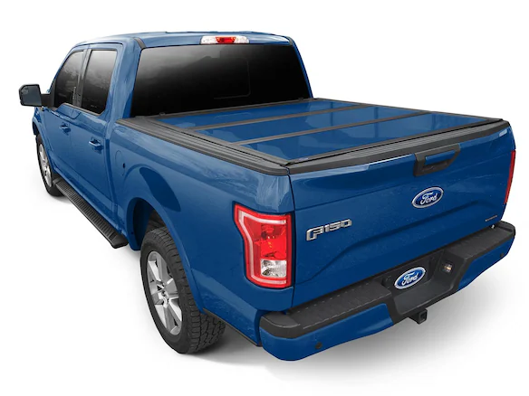 F-150 2015-2020 UnderCover Velocity Blue Hard Folding Tonneau Cover for 5.5' Bed Main Image