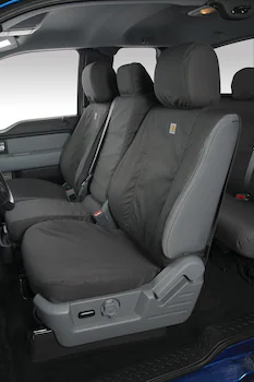 Ranger 2019-2023 Covercraft Carhartt Protective Front Captain's Chair Seat Covers in Gravel