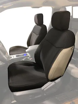 Ranger 2019-2023 NeoSupreme Front Captain's Chair Seat Covers in Black