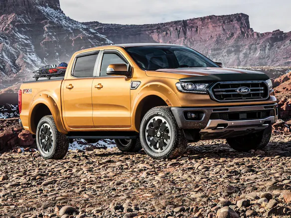 Ranger SuperCrew 2019-2023 Satin Black Bolt On Look Fender Flares Main Image