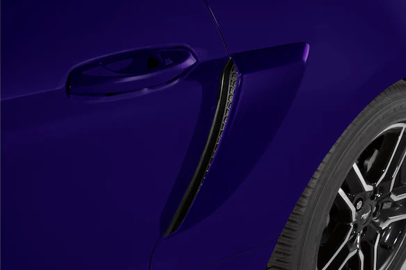 Mustang 2022-2023 Air Design® Oil Slick Blue Purple Side Scoop Main Image