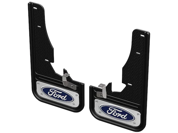 Explorer 2020-2025 Gatorback Blue Ford Logo Splash Guards Front Pair Main Image