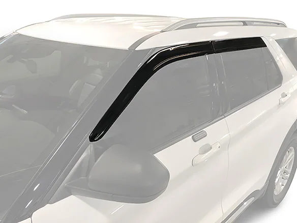 Explorer 2020-2025 Smoke Low Profile Side Window Air Deflectors Main Image