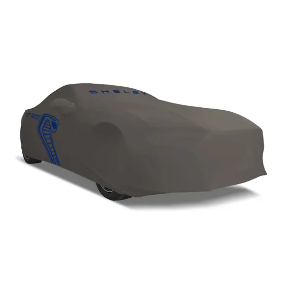 Mustang GT500 2020-2022 Indoor Gray Full Car Cover for Small Wing Models Main Image