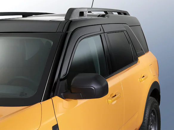 Bronco Sport 2021-2024 Low Profile 4pc Smoke Side Window Air Deflectors Main Image