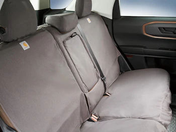 Bronco Sport 2021-2024 Covercraft Carhartt Protectice Rear Row Seat Covers 60/40 in Pebble Gray