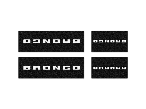 Bronco 2021-2024 Tufskinz Bronco Logo Door Sill Protector Kit for 5- Door Main Image